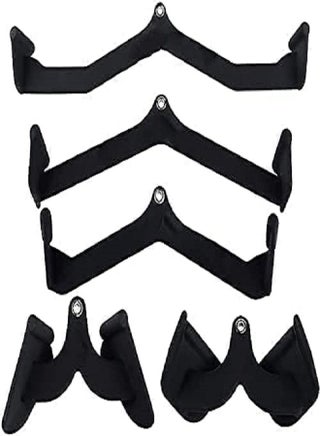 Workout Equipment - 5 Sets, Easily Build Back Muscles Bodybuilding Matching V-Shaped Handle, Tricep Press Down Bar LAT Pull Down Bar Handle Attachment for Cable Machine - pzsku/Z0F1ABA9F158949E63965Z/45/_/1650798241/9346649c-6691-4df2-a318-d338d8015137