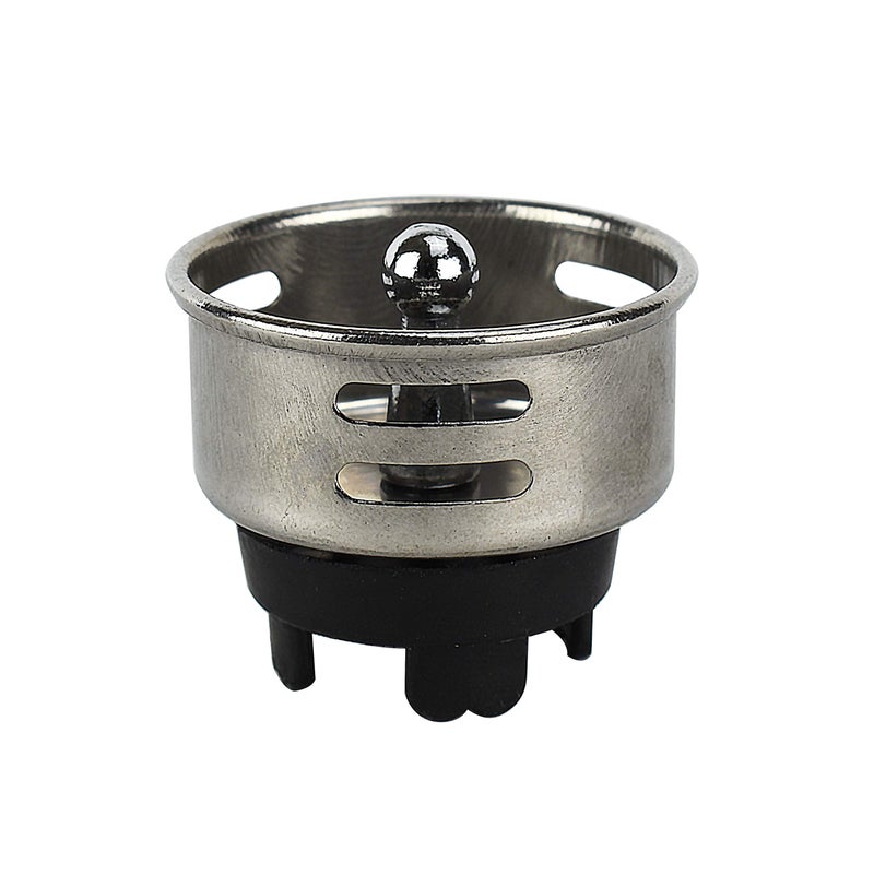 Plumb Pak 878PC Keeney Stainless Steel Junior Duo Bar Sink Strainer with Basket, Fits 2-Inch or 2-1/2-Inch Openings, Polished Chrome - Image 3