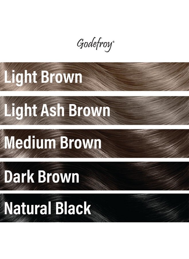 Godefroy Godefroy Hair Color Tint Kit for 100% Gray Coverage, Light Ash Brown, 20 Applications, Long-Lasting Root Touch-Up for Men & Women, Pre-Measured Capsules, No Waste, DIY Salon-Quality Results at Home  - Image 5