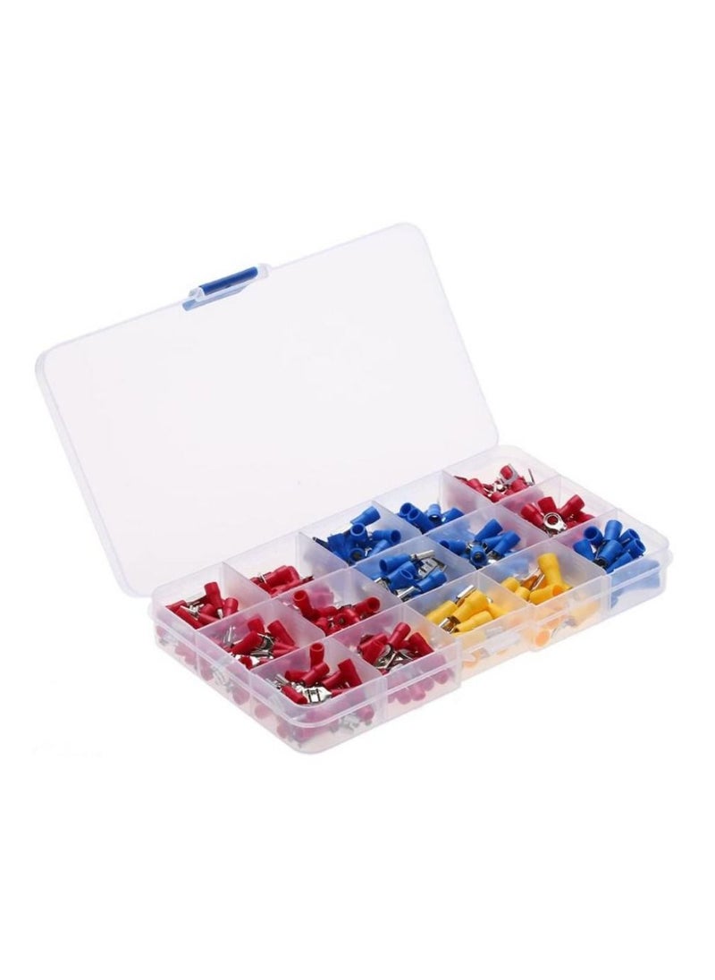 Alissa 80Pcs Electrical Wire Cable Connector Assorted Crimp Spade Terminal Insulated Kit Set Male Female  - Image 1