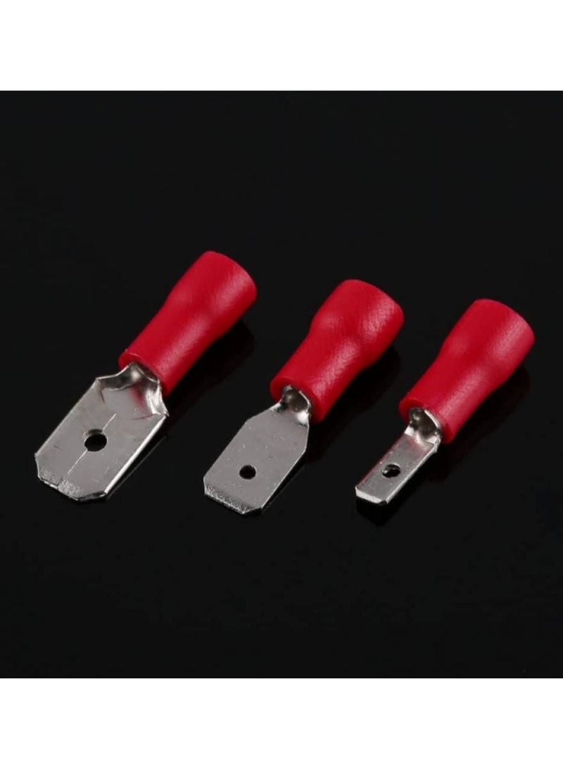 Alissa 80Pcs Electrical Wire Cable Connector Assorted Crimp Spade Terminal Insulated Kit Set Male Female  - Image 4