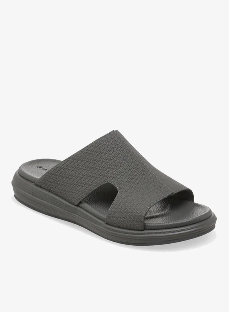 Le Confort Men Textured Slip-On Comfort Sandals