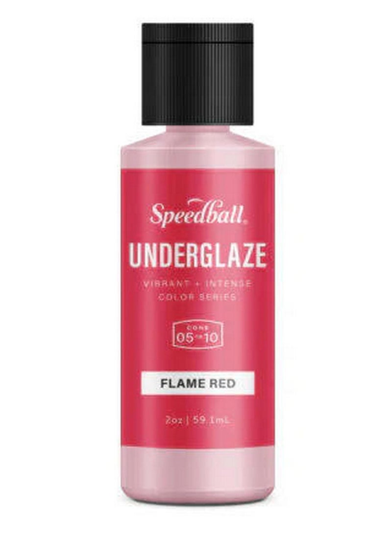 Speedball Ceramic Underglaze Flame Red 59.1 ML - Image 1