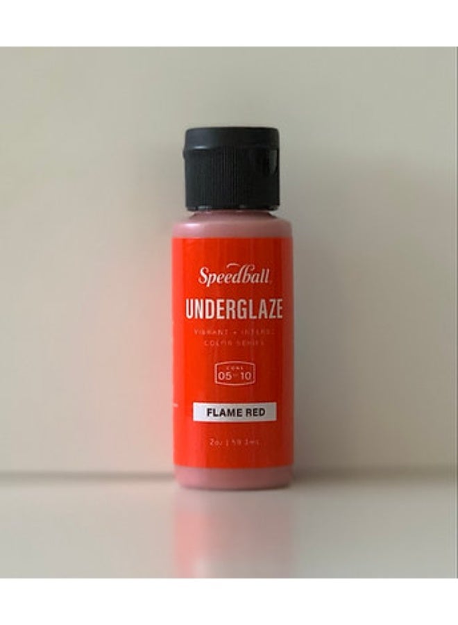 Speedball Ceramic Underglaze Flame Red 59.1 ML - Image 3