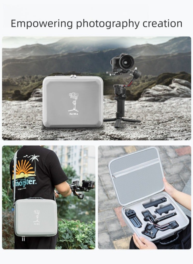 Suitable for DJI RS4 storage bag like RoninS4 portable stabilizer diagonal cross bag, complete set of accessories PU bag - Image 4