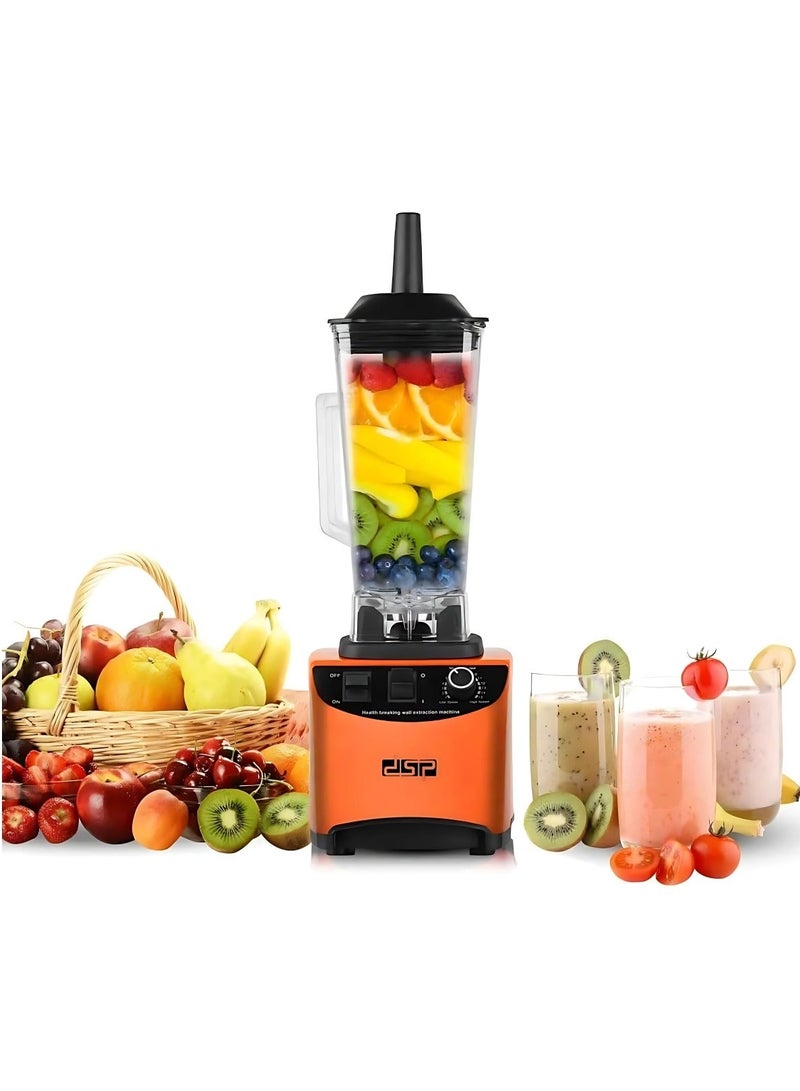 دي اس بي خلاط كهربائي DSP – سعة 2 لتر، قدرة 1800 واط، موديل KJ2099 تمتع بأداء فائق مع خلاط DSP عالي الكفاءة – مثالي لتحضير العصائر، الشوربات، طحن الثلج والمكسرات بكل سهولة. - Image 2