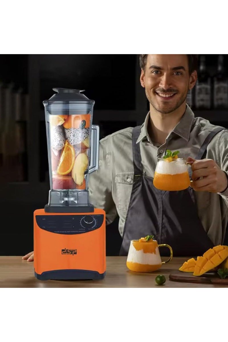 دي اس بي خلاط كهربائي DSP – سعة 2 لتر، قدرة 1800 واط، موديل KJ2099 تمتع بأداء فائق مع خلاط DSP عالي الكفاءة – مثالي لتحضير العصائر، الشوربات، طحن الثلج والمكسرات بكل سهولة. - Image 4