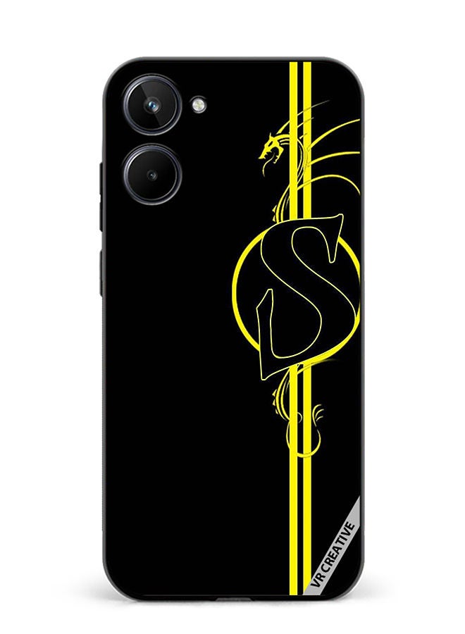 VR CREATIVE Protective Case Cover For Realme 10 Letter S Design Multicolour - Image 1