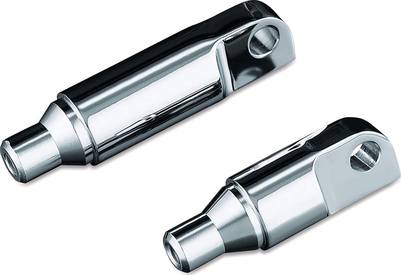 Kuryakyn 8064 Chrome Male Mount ISO Footpeg Extensions - 2-1/2" (1 Pair) - Image 1