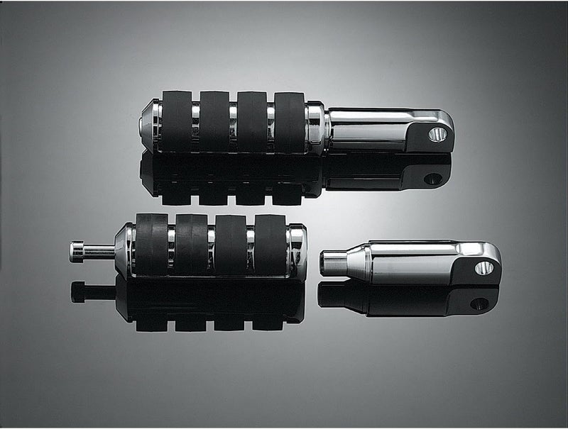 Kuryakyn 8064 Chrome Male Mount ISO Footpeg Extensions - 2-1/2" (1 Pair) - Image 3