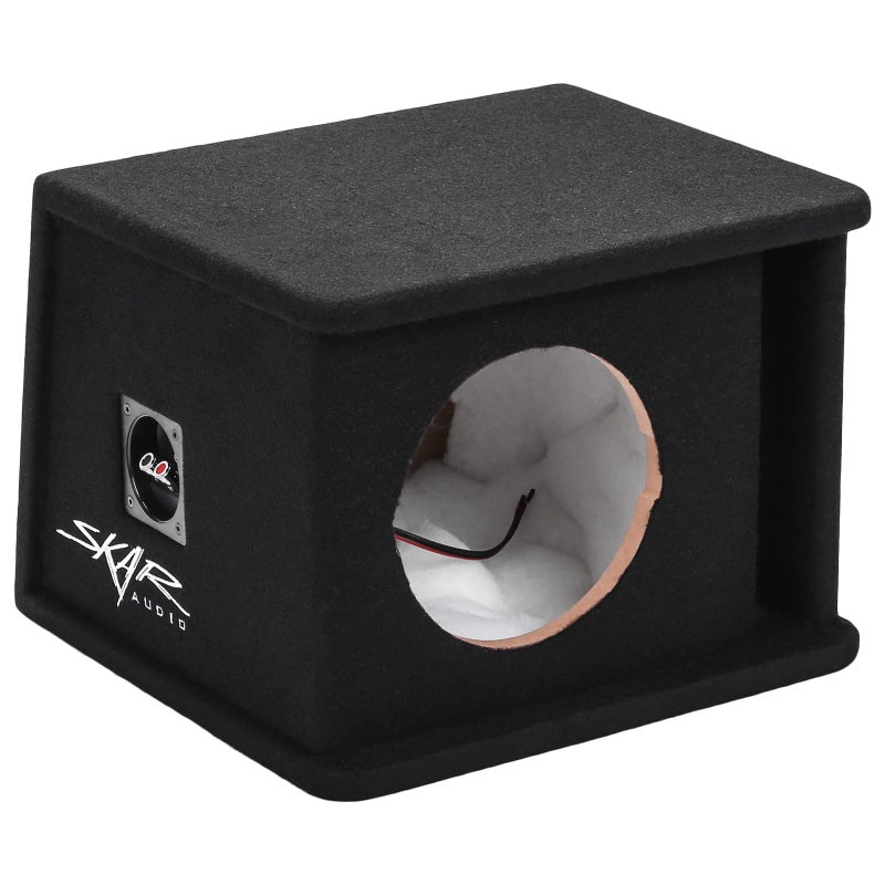 SKAR AUDIO صندوق مضخم الصوت سكار أوديو SK1X8V 8 بوصة مفرد بتصميم عالمي مع فتحات - Image 1