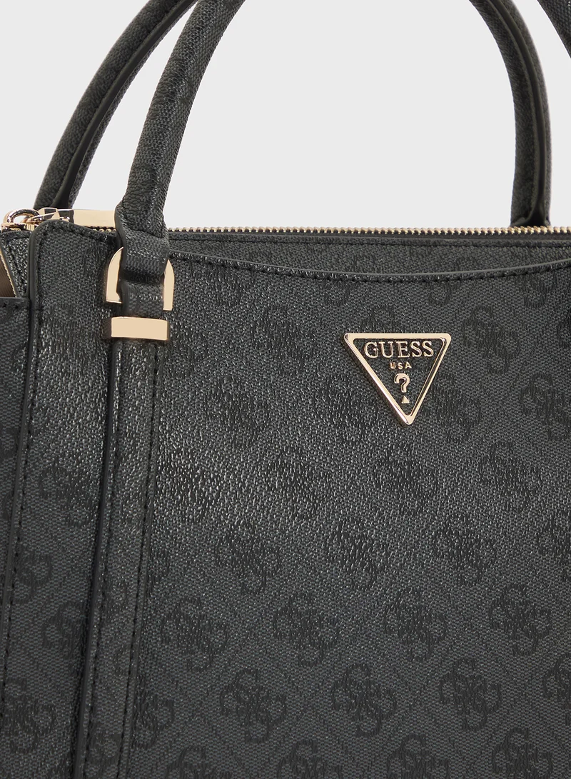 GUESS Eco Erica Satchel Bag