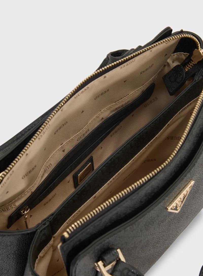 GUESS Eco Erica Satchel Bag