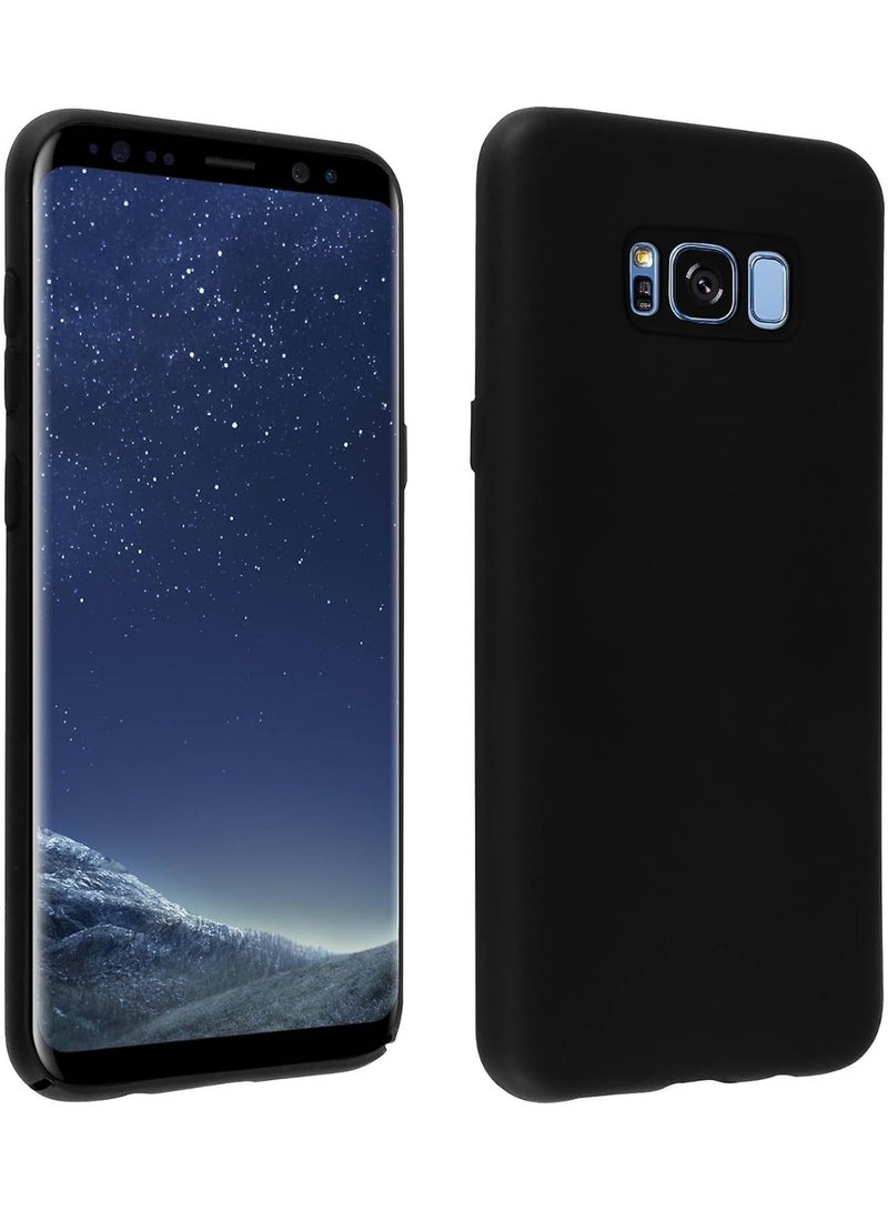 Protective Cover For Samsung Galaxy S8 Plus , Slim Fit Soft Back TPU Case Flexible Silicone Cover Compatible For Samsung Galaxy S8 Plus - Black