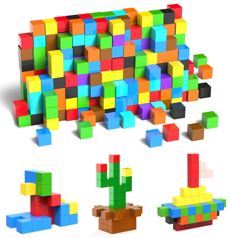 SmartYeen 400PCS Magnetic BlocksMagnetic Building Blocks for Toddlers Sensory STEM Montessori ToysIdeal Gifts for Boys Girls 38 Years Old - Image 3