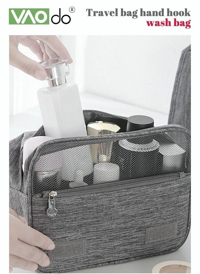 VAOdo - Multifunctional Hanging Toiletry Wash Bag Wet and dry separation Portable Large-Capacity Storage Travel Bag Waterproof Wash Bag with Hook Multifunctional Hanging Toiletry Wash Bag Wet and dry separati - Image 1