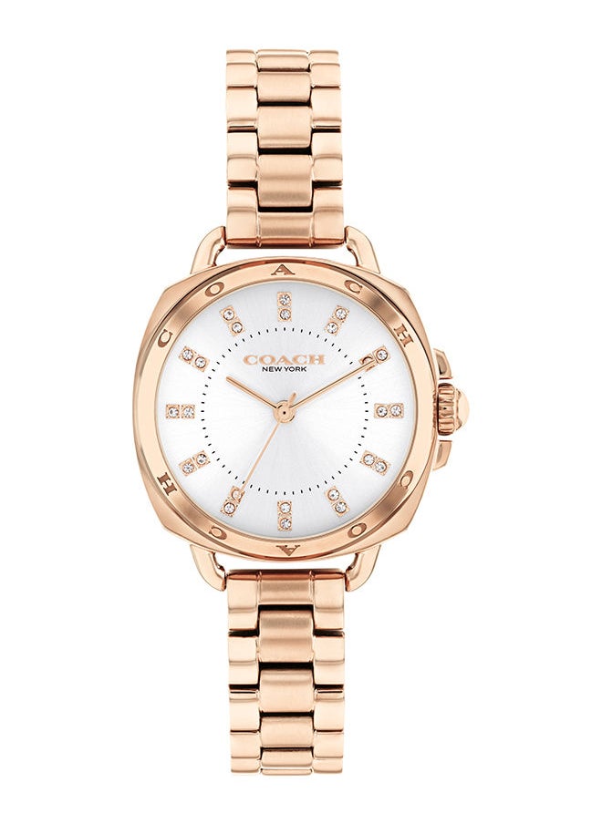 COACH - Women's Analog Asymmetrical Shape Stainless Steel Wrist Watch 14504154 - 28 Mm - Image 1