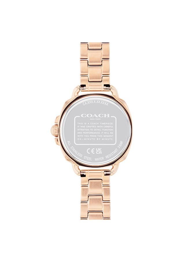 COACH - Women's Analog Asymmetrical Shape Stainless Steel Wrist Watch 14504154 - 28 Mm - Image 1