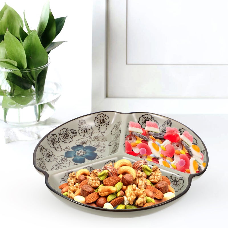 Food Serving Plate Divided Diet Dinner Plate Multi-function Serving Plate Home Accessory - Image 3