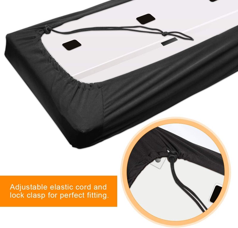 Coolrunner Piano Keyboard Dust Cover For 61/76/88 Keys- Electric/Digital Piano Stretchable Protective Keyboard Cover, Elastic Cord Locking Clasp, Machine Washable (88 Keys) - Image 3