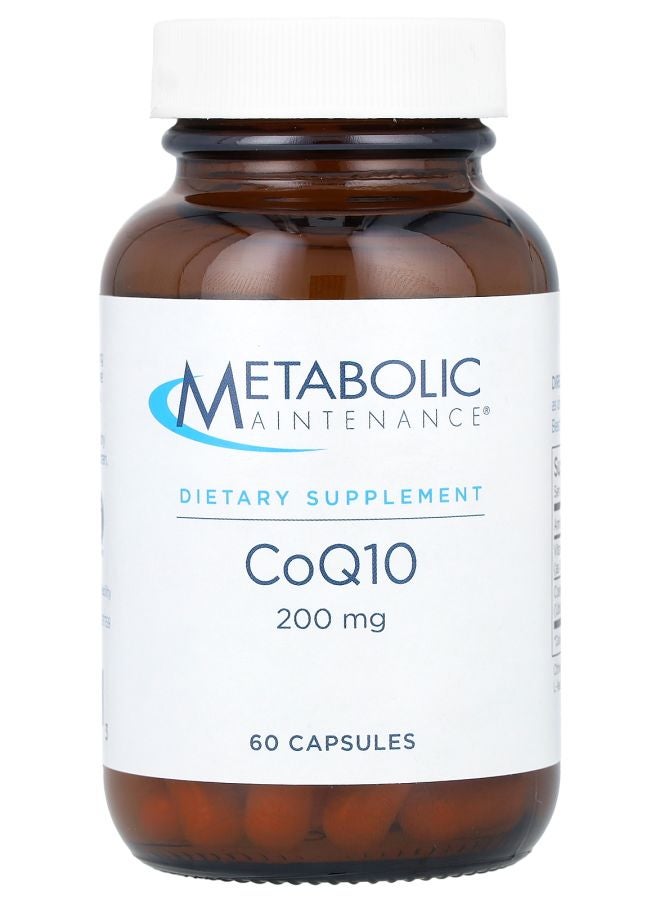 Metabolic Maintenance CoQ10 200 mg 60 Capsules