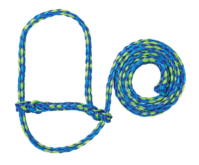 Weaver Leather Weaver Livestock Poly Rope Sheep Halter, Modern Style Braid Sheep and Goat Rope Halter, Adjustable Lamb Halter Lead, Livestock Sheep Showing Supplies - Image 1
