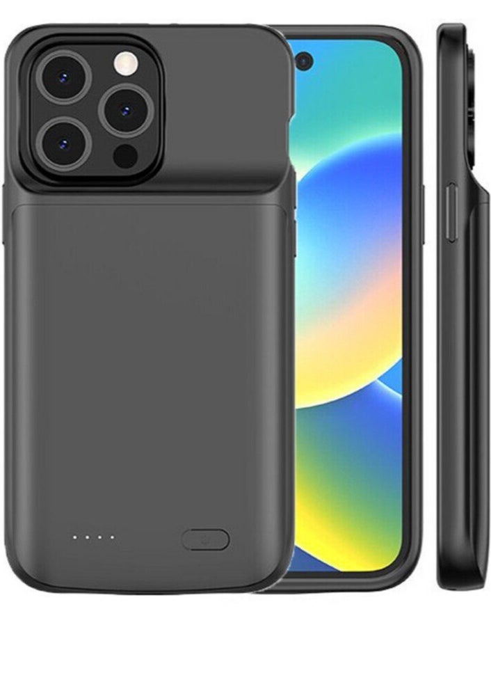 Generic - Battery Case for iPhone 14 Pro Max, 4500mAh Portable Protective Charging Case, Extended Battery Backup, Compatible for Apple iPhone 14 Pro Max, Rechargeable Charger Case. - Image 1
