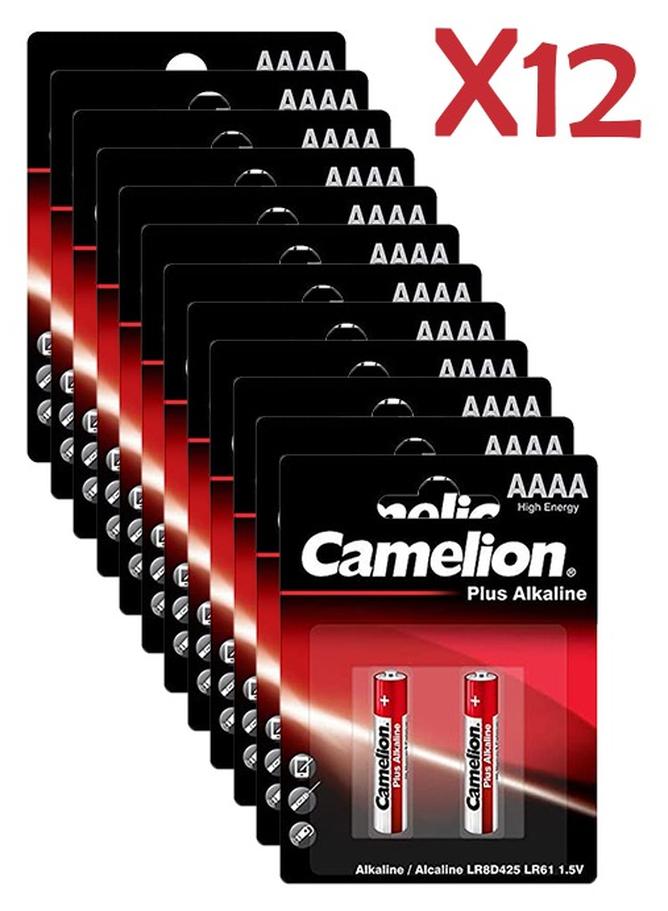 Camelion بطارية كاميليون بلس القلوية AAAA x12 - Image 1