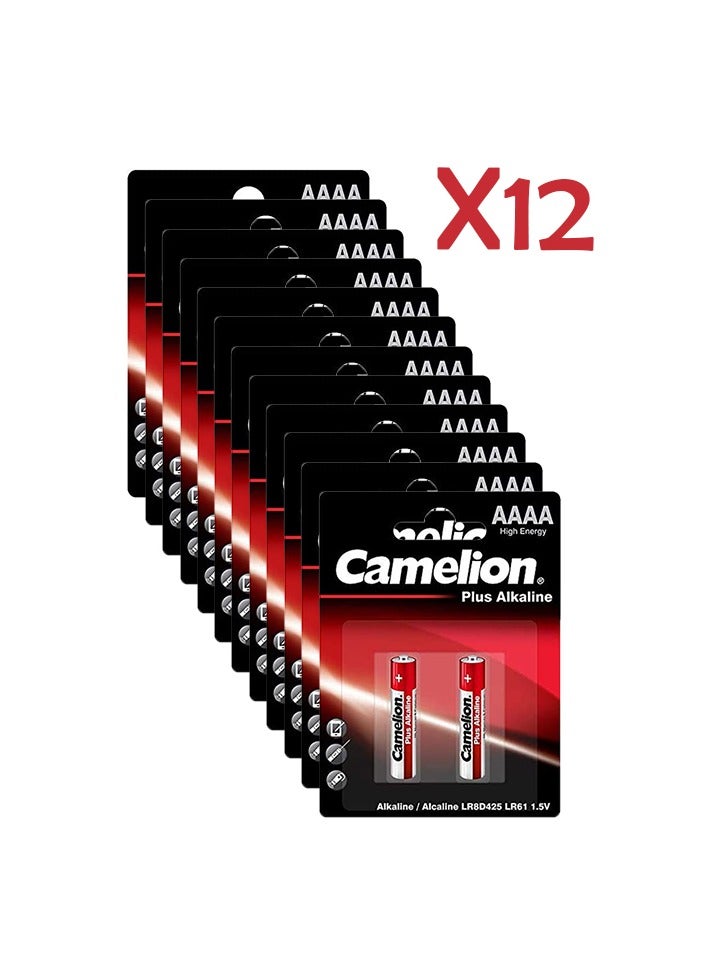 Camelion Plus Alkaline AAAA battery x12 - Image 1