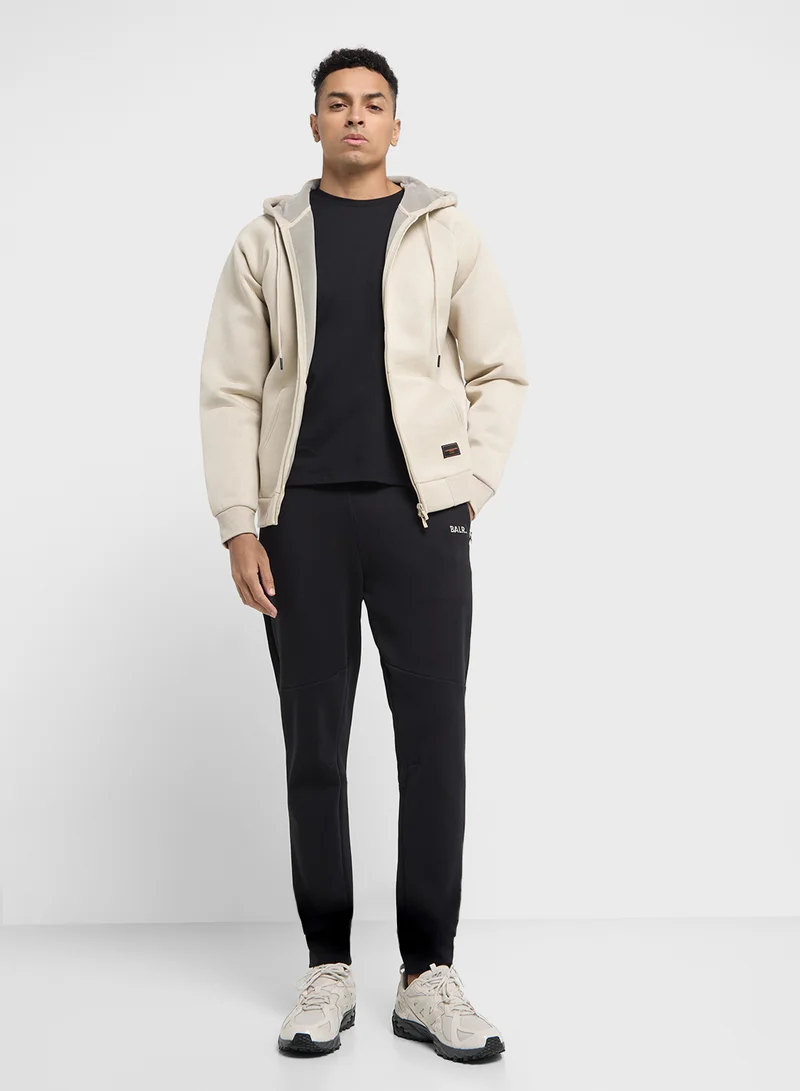Only & Sons Bobbey Zip Through Pocket Detail Drawstring Hoodie