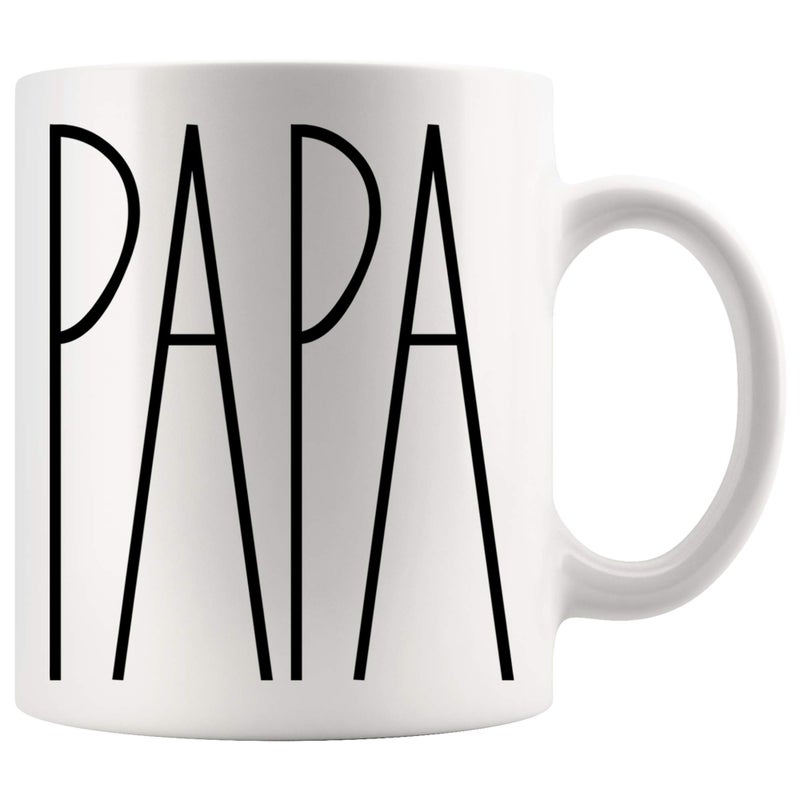 Moon9xx PAPA Gifts: Coffee Cup for Christmas, Mother's Day & Father's Day - 11oz Family Mug - Image 5