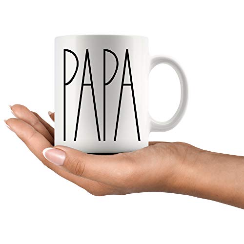 Moon9xx PAPA Gifts: Coffee Cup for Christmas, Mother's Day & Father's Day - 11oz Family Mug - Image 2