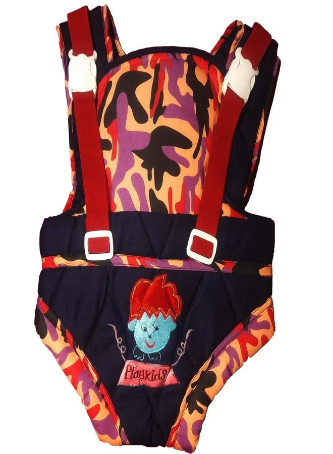 MammaChamp Baby Carrier Bag/Kangaroo Bag/Carry Sling/Adjustable/Hands Free 3 in 1 Baby with Safety Belt and Buckle Straps, for 3-16 Months (Red) - Image 1