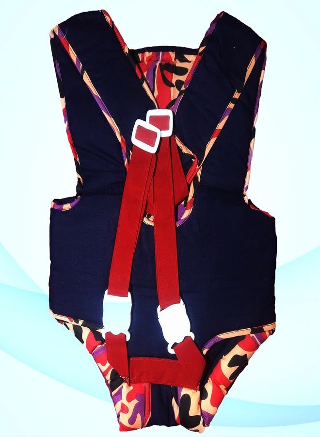 MammaChamp Baby Carrier Bag/Kangaroo Bag/Carry Sling/Adjustable/Hands Free 3 in 1 Baby with Safety Belt and Buckle Straps, for 3-16 Months (Red) - Image 3