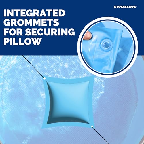 SWIMLINE HYDROTOOLS Air Pillow For Above Ground Pools Cover Winterizing 2-Pack | 4 x 4 ft Cushion Swimming Pool Closing Winter Kit | Cold Resistant Ice Equalizer Thick Pillows Accessories | 1144 ACC44 - Image 5