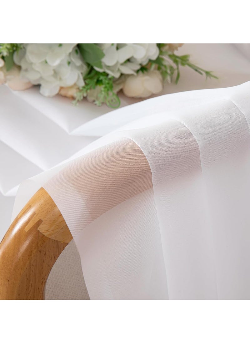 Generic - Chiffon curtains: a touch of elegance and softness in your home Size 140 x 250 cm - Image 1