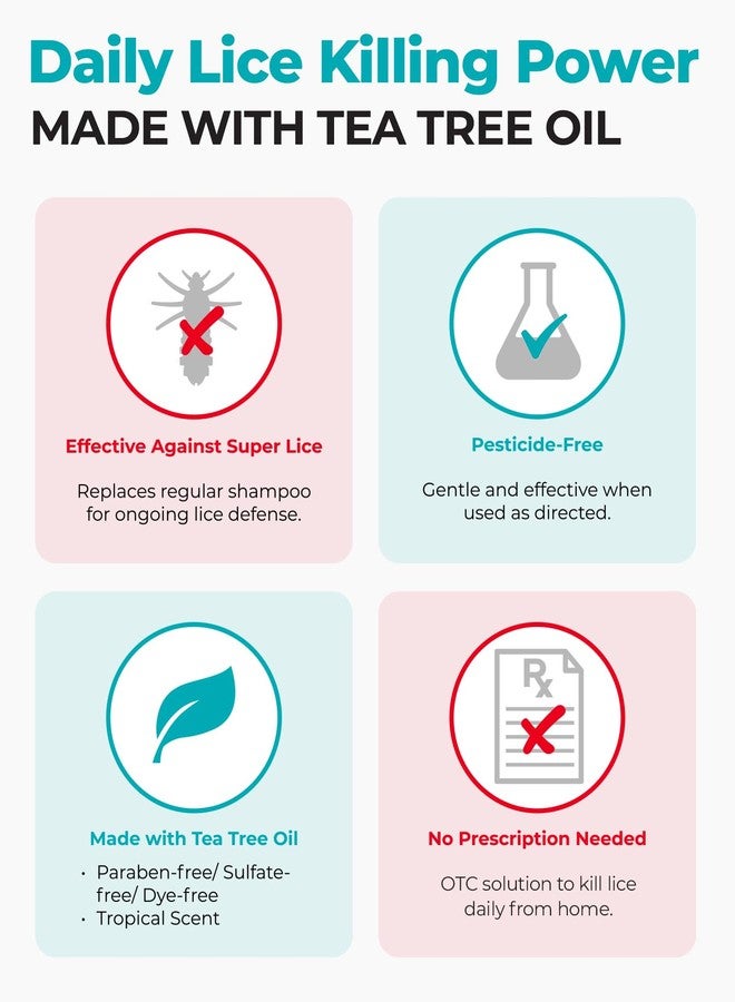 Vamousse شامبو فاموس للدفاع ضد قمل الرأس اليومي، يستخدم بعد التعرض أو العلاج، يمنع انتشار القمل، خالي من البارابين، الكبريتات أو الأصباغ، حجم عائلي، 13.5 أونصة - Image 3