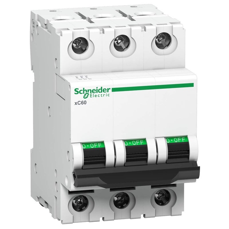 Schneider Electric Schneider Electric Mcb 32A Tp CCurve Acti9 10Ka Miniature CircuitBreaker 85 X 54 X 775 Mm White A9N3P32C 