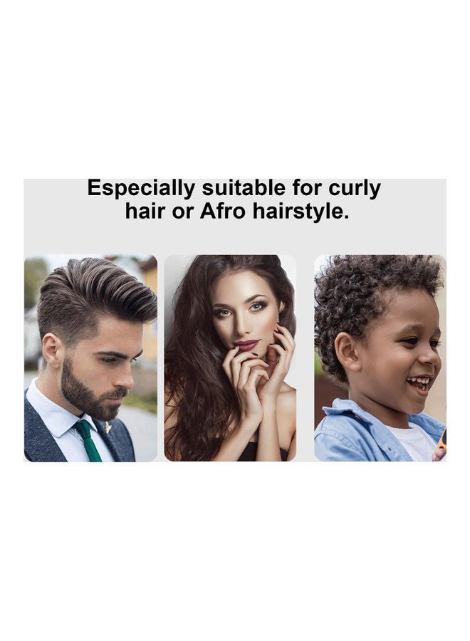 NIBEMINENT Barber Metal Afro Hair Styling Comb Multicolour 23x2x7.5cm - Image 5