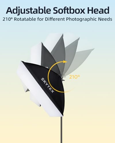 Skytex Softbox Lighting Kit 2Pack,20x28in Soft Box |Upgrade 135W 2700-6400K 100V-240V AC E27 LEDBulb Continuous Photography Lighting,Photo Studio Lights Equipment for Camera Shooting,Video Recording - Image 5