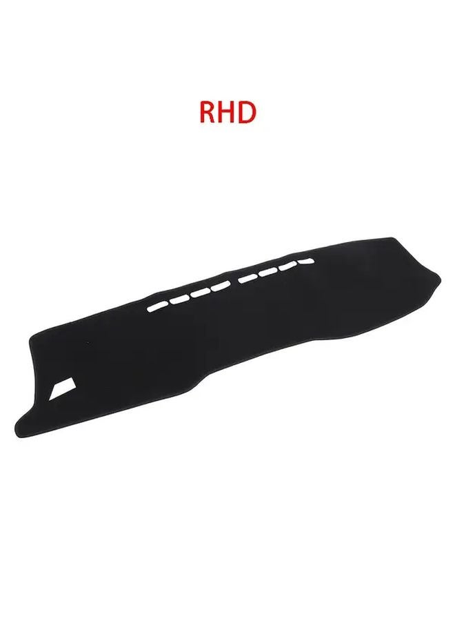 Toyota Hilux 2015 2024 Black LHD Center Console Sun Visor Dashboard Protector with Storage - Image 3
