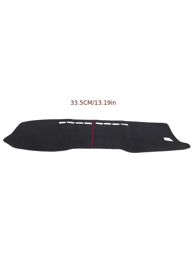 Toyota Hilux 2015 2024 Black LHD Center Console Sun Visor Dashboard Protector with Storage - Image 2