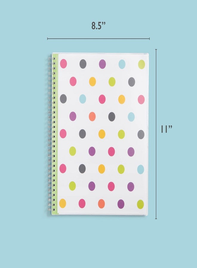 Blue Sky 2024-2025 Academic Year Teacher Weekly and Monthly Lesson Planner, July 2024 - June 2025, 8.5" x 11", Flexible Cover, Wirebound, Dots (100330-A25) - Image 5