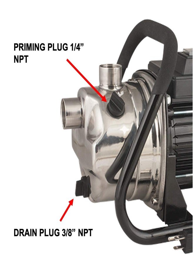ستار سدادة تصريف مضخة الرش البديلة وسدادة التحضير مع حلقات O، تناسب HSPJ100 وBAR100، الطراز 025062 - Image 4