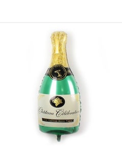 Party Buddy RTB Enterprises Champagne Bottle and Wine Glass Balloons Large Size 39 Inches for Wedding Birthday Party Anniversary Decorations and Bachelors Party Multi Color  - Image 2