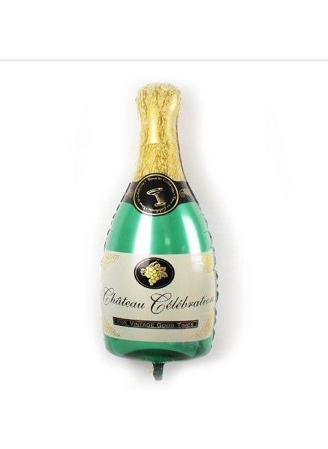 Party Buddy RTB Enterprises Champagne Bottle and Wine Glass Balloons Large Size 39 Inches for Wedding Birthday Party Anniversary Decorations and Bachelors Party Multi Color  - Image 2