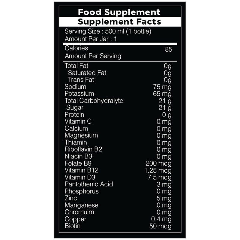 Hydralyte VitaSport+ Vitamin Hydration Drink Multifruit 500ml - Image 2