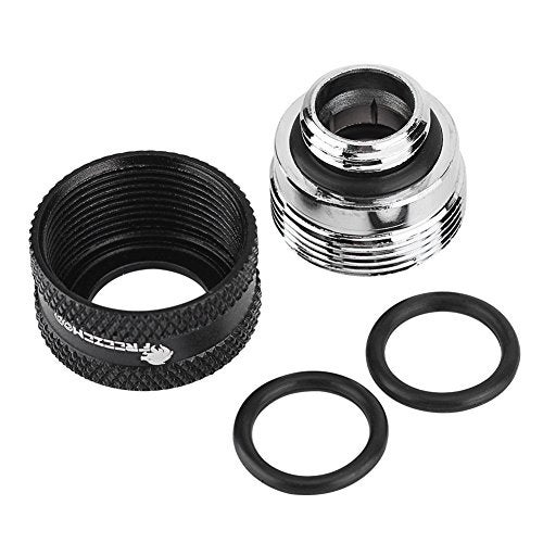 Zopsc PC Water Cooling Brass Tube Fitting Water Cooling Compression Fitting Suitable for 16mm Outer Diameter Tube(4pcs Black) - Image 5
