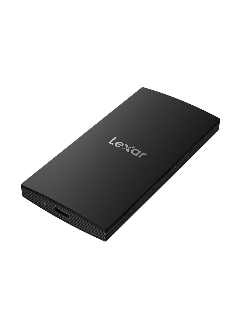 ليكسار قرص صلب خارجي محمول سعة 1 تيرابايت USB 3.2 الجيل 2، LSL300001T-RNBNG، أسود - Image 1