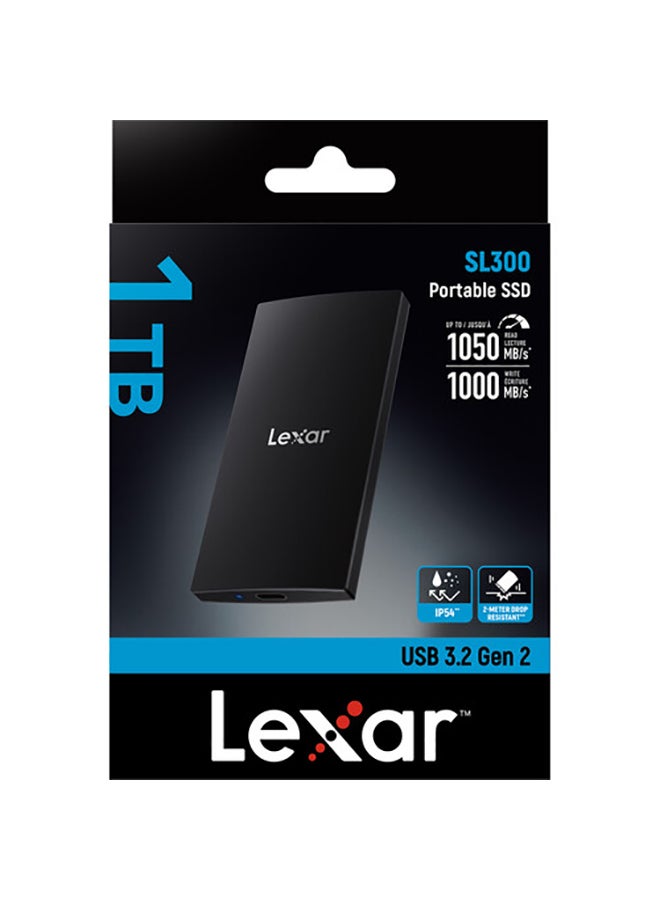ليكسار قرص صلب خارجي محمول سعة 1 تيرابايت USB 3.2 الجيل 2، LSL300001T-RNBNG، أسود - Image 5